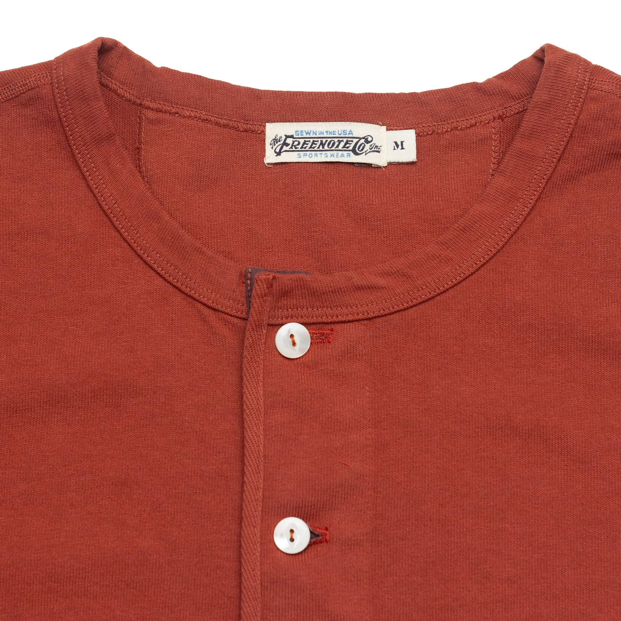 13oz Henley in Picante