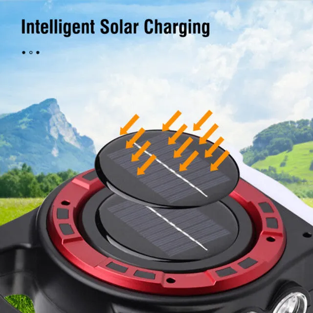 20W Solar Powered Portable Light Fa-6678 Red