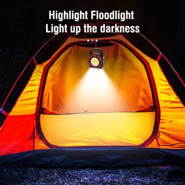 20W Solar Powered Portable Light Fa-6678 Red