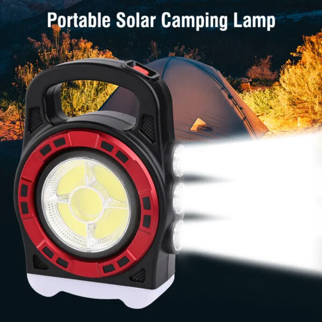 20W Solar Powered Portable Light Fa-6678 Red