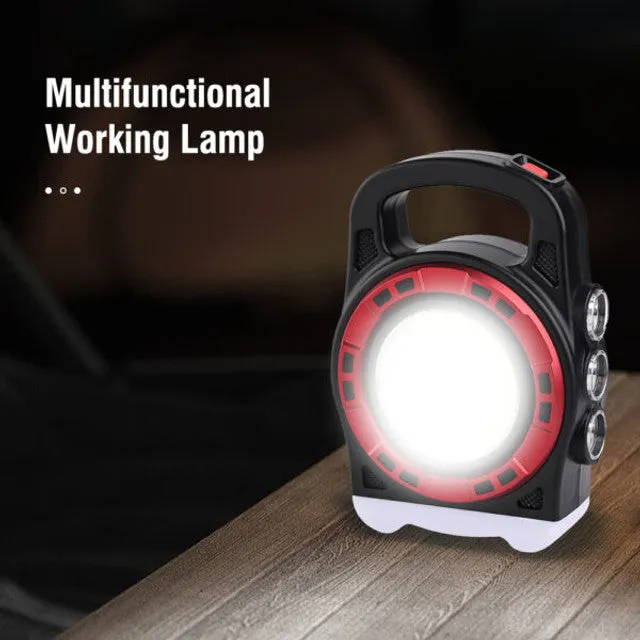 20W Solar Powered Portable Light Fa-6678 Red