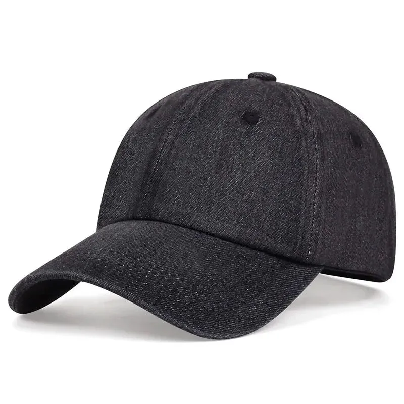 Adjustable Denim Washed Baseball Cap / Hat For Outdoor Wear