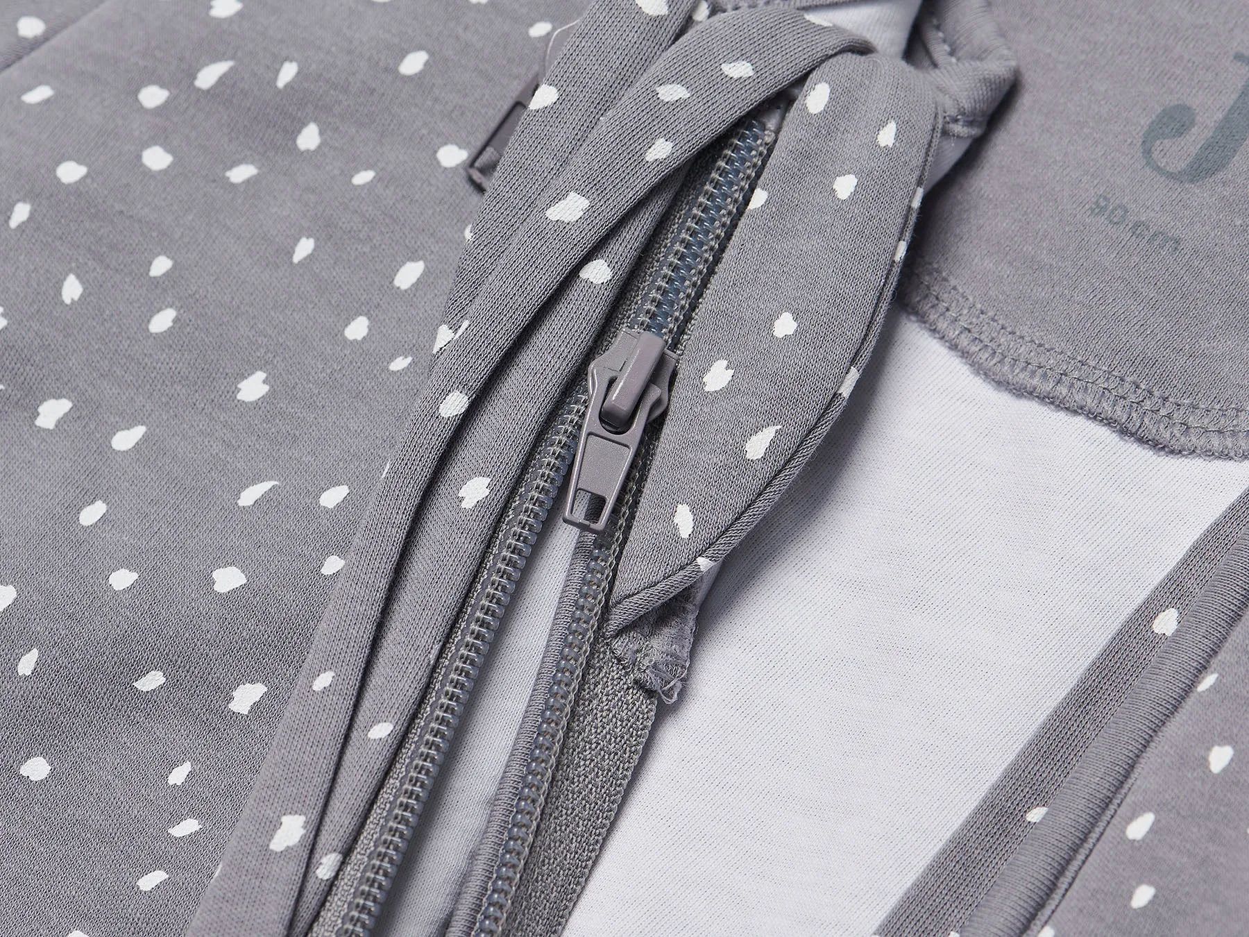 Baby Sleeping Bag 4-Seasons 90cm Spickle - Grey
