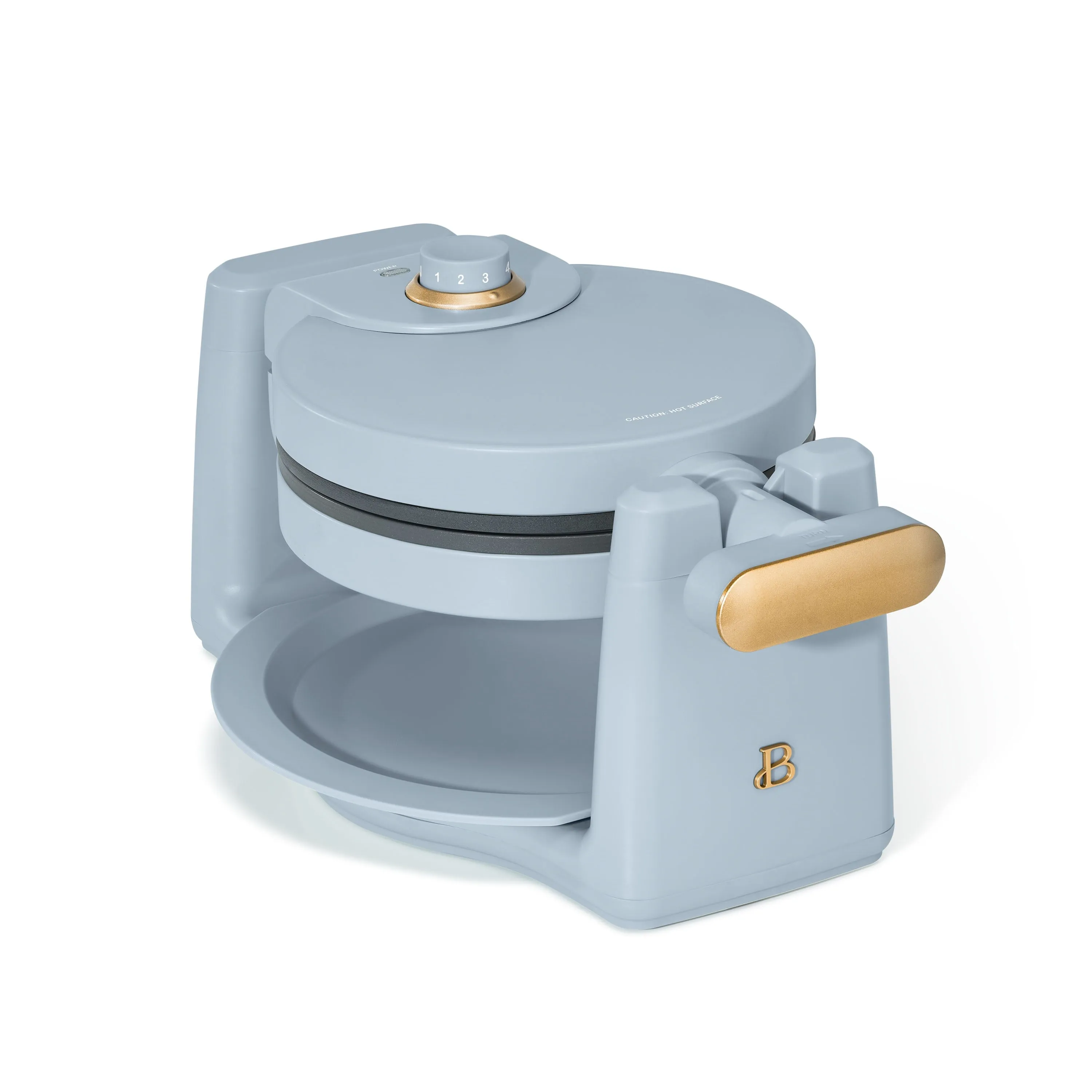 Beautiful Rotating Belgian Waffle Maker, Cornflower Blue by Drew Barrymore