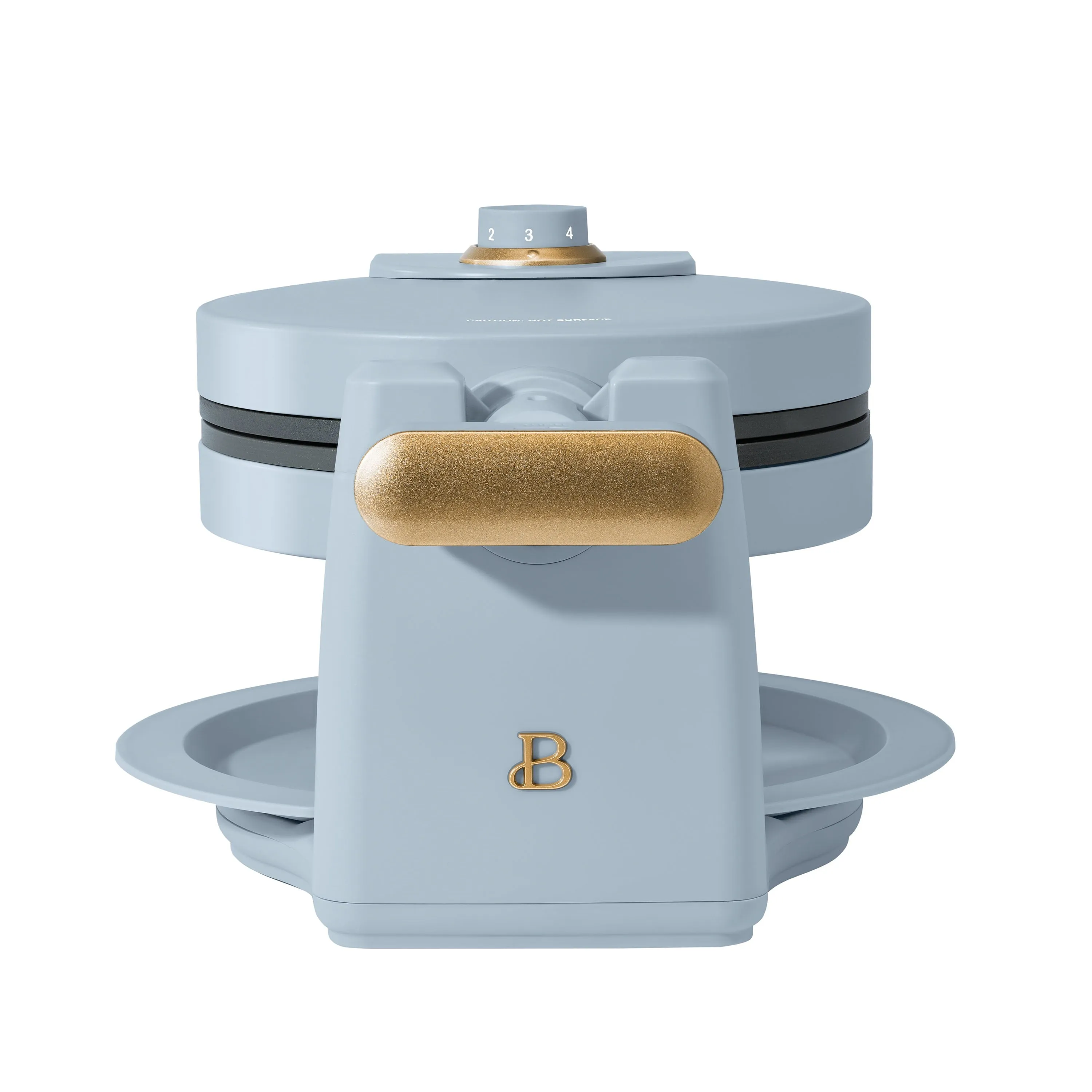 Beautiful Rotating Belgian Waffle Maker, Cornflower Blue by Drew Barrymore