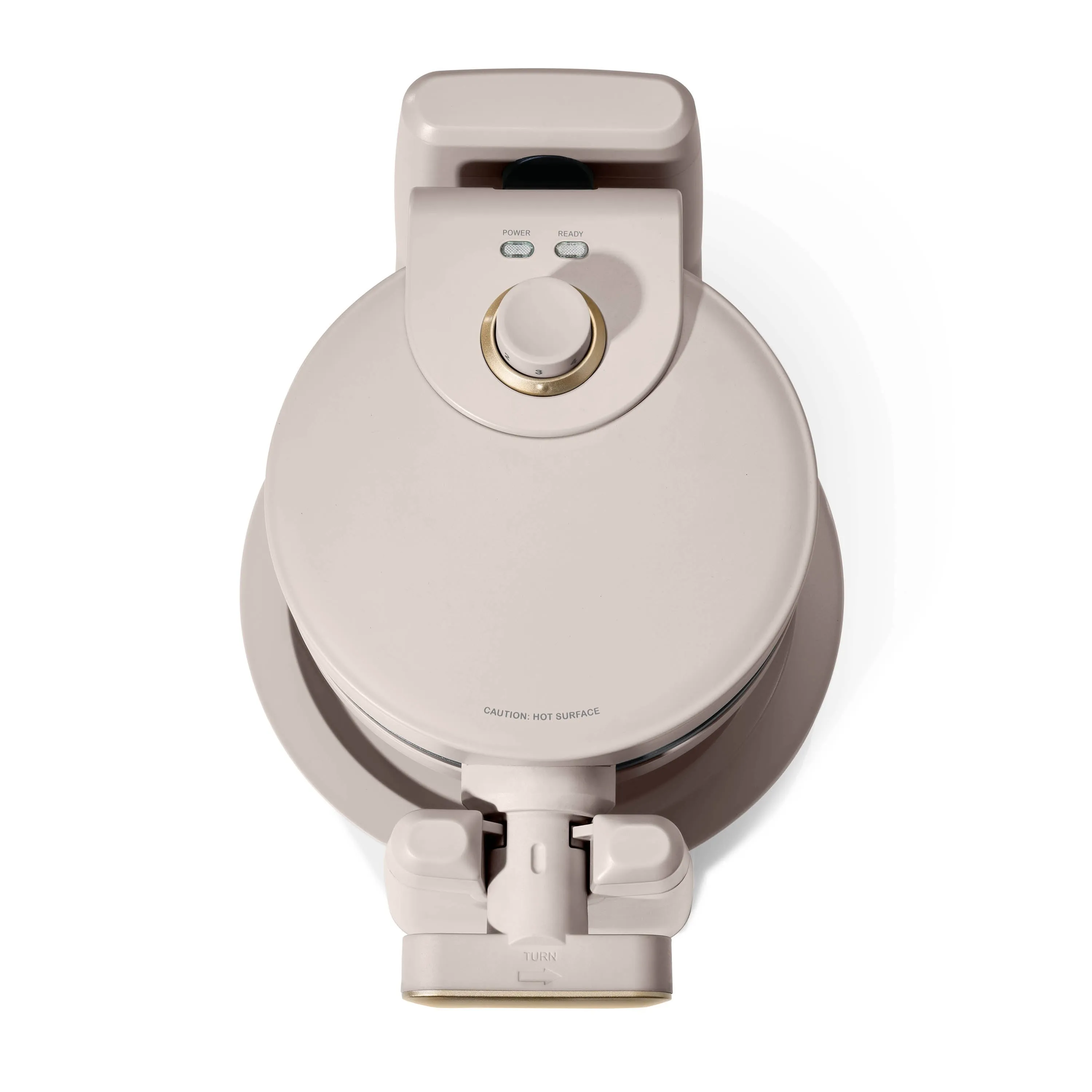 Beautiful Rotating Belgian Waffle Maker, Porcini Taupe by Drew Barrymore