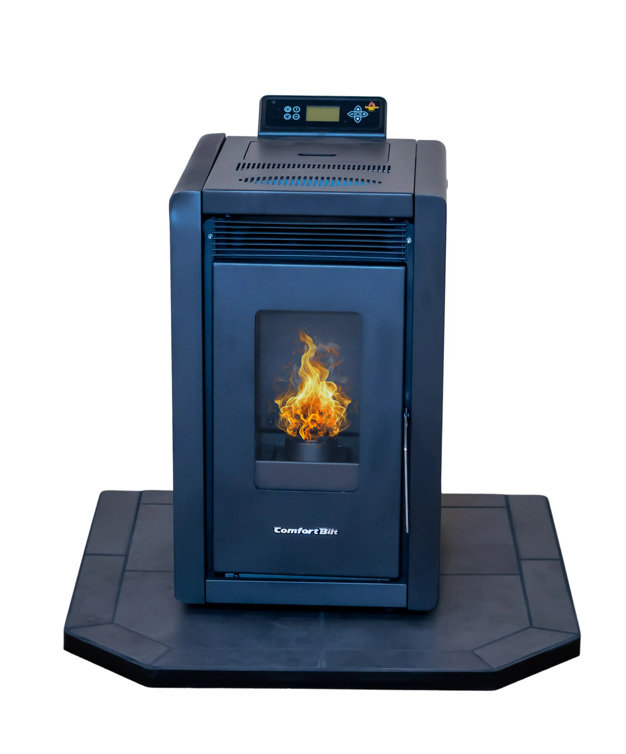 Comfortbilt 32" Standard Hearth Pad in Midnight Black for HP40 unit
