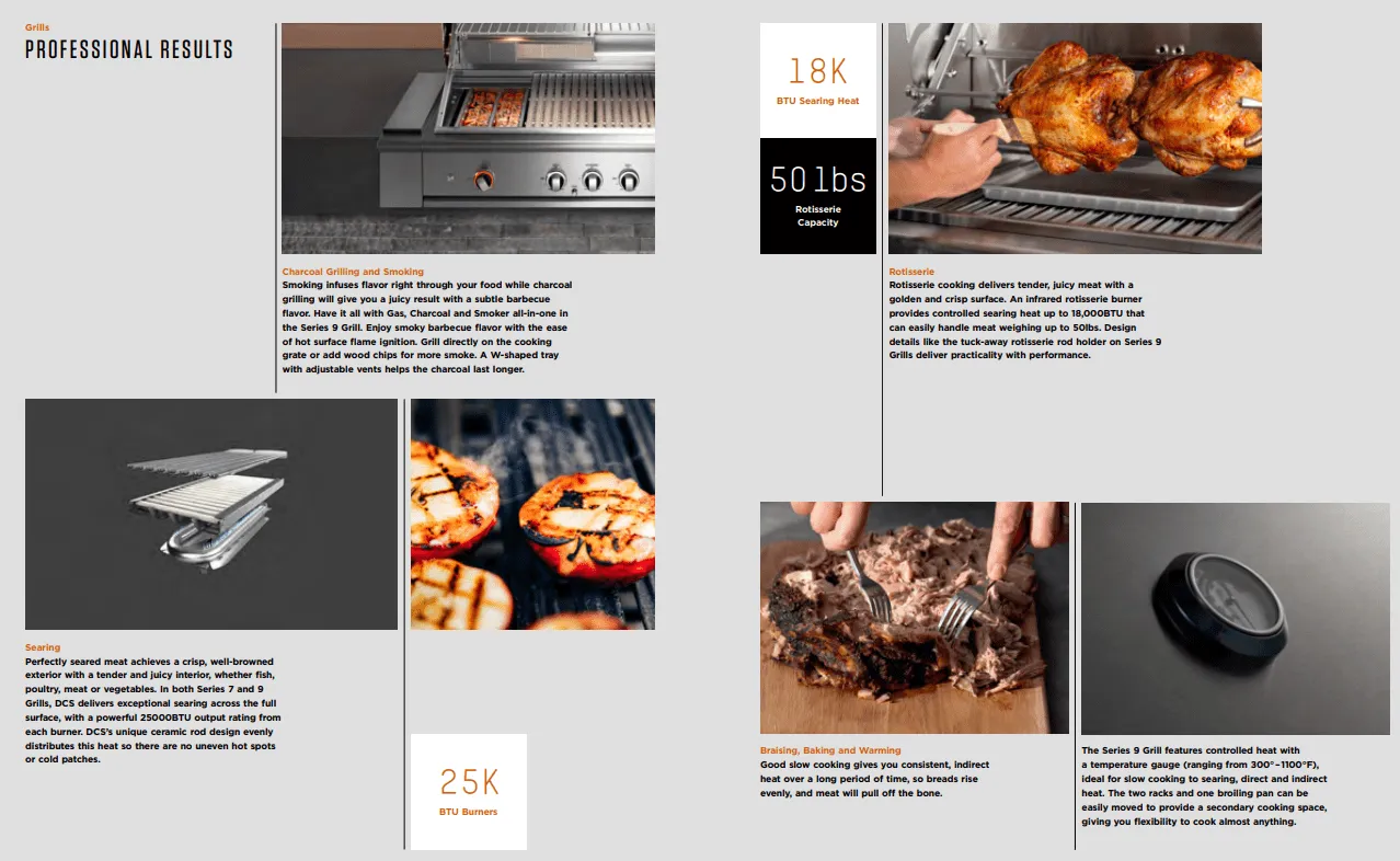 DCS Series 7 Built-in BBQ 48" with Rotisserie Kit