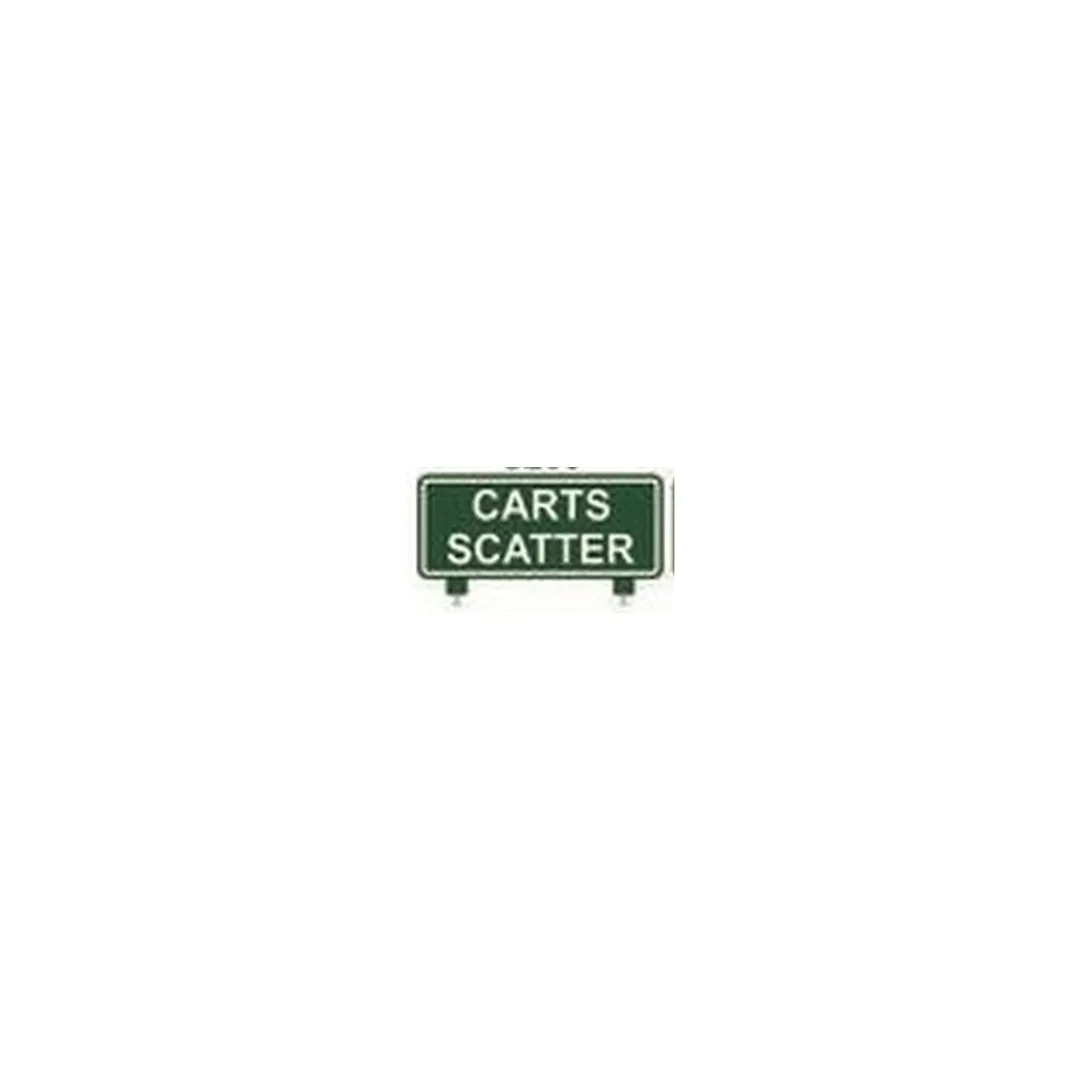 Fairway Sign - 12"x6" - Carts Scatter
