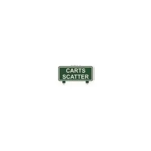Fairway Sign - 12"x6" - Carts Scatter