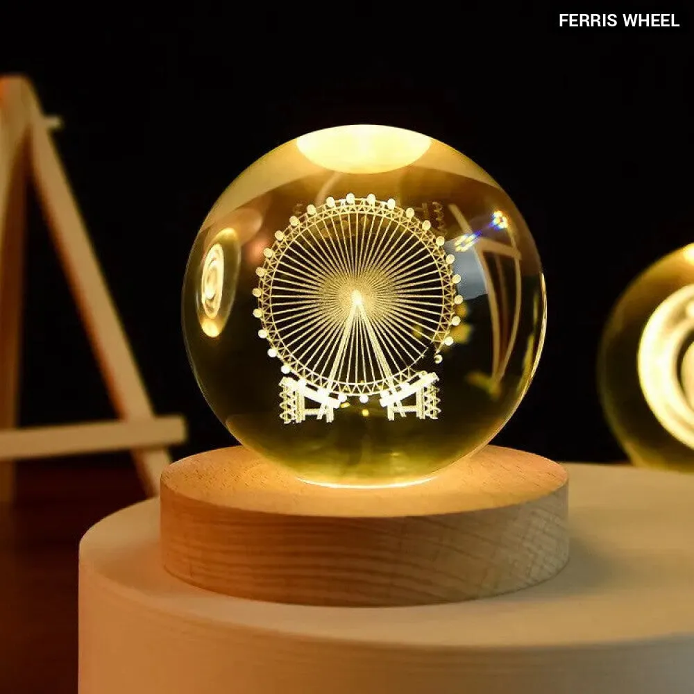 Galaxy Crystal Ball Night Light