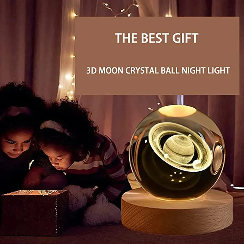 Galaxy Crystal Ball Night Light