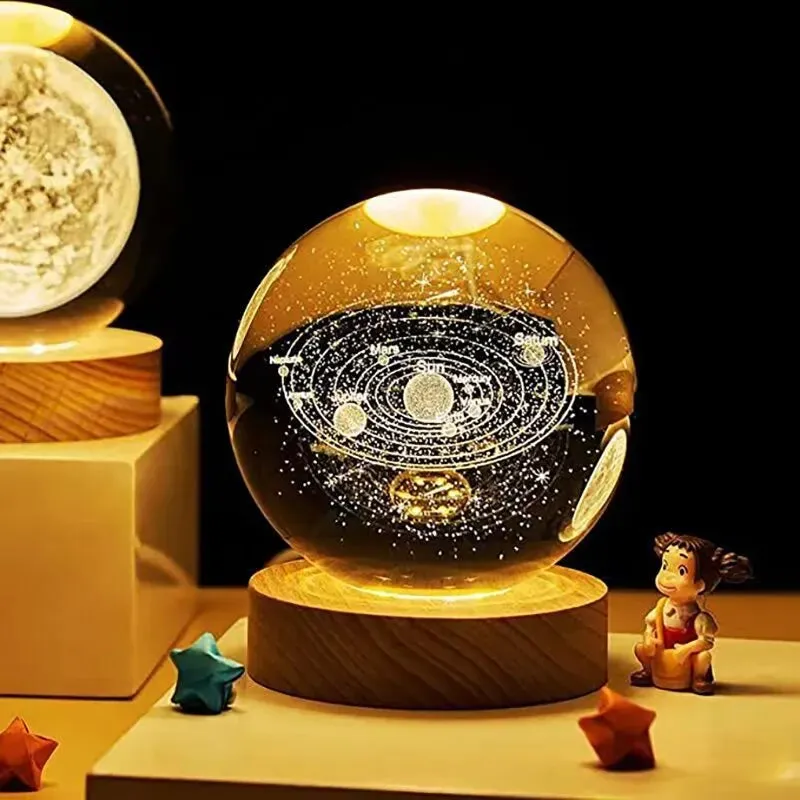 Galaxy Crystal Ball Night Light