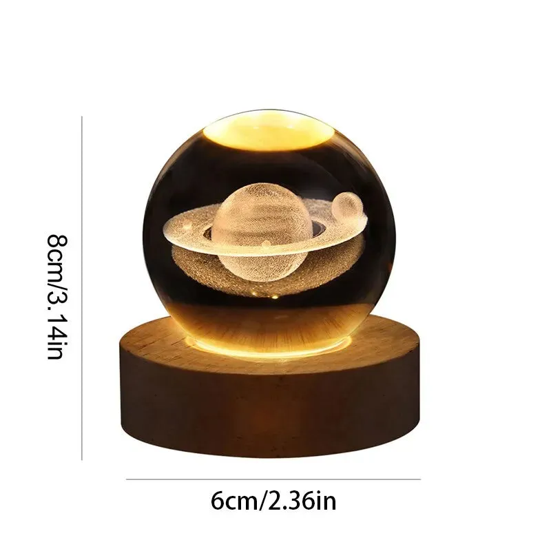 Galaxy Crystal Ball Night Light