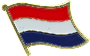 Holland Flag 1" Metal Lapel and Hat Pin - Show Your Pride