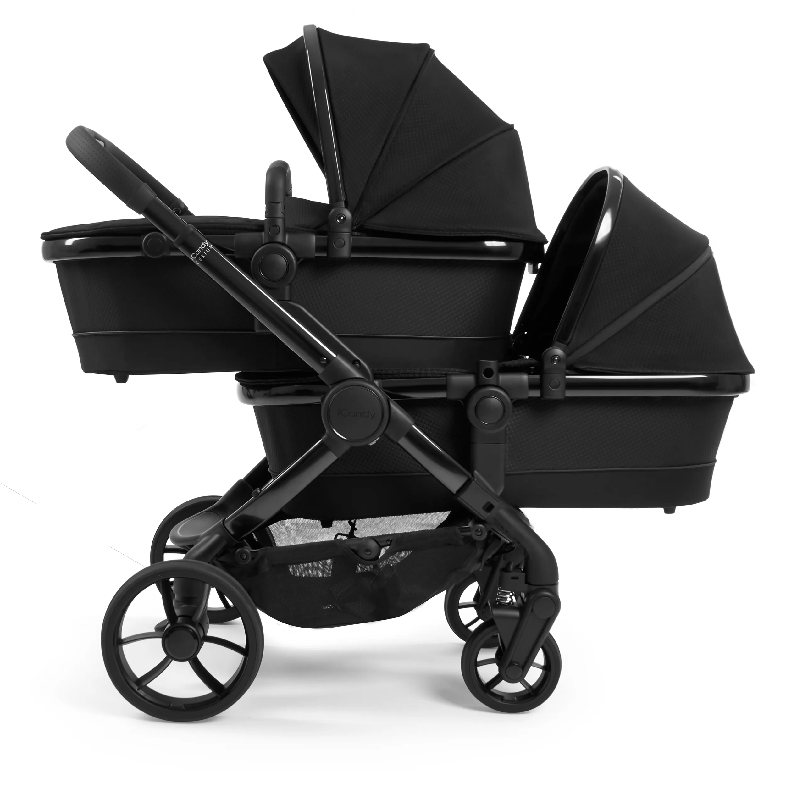 iCandy Peach 7 Cerium Twin Complete Cocoon Bundle in Black