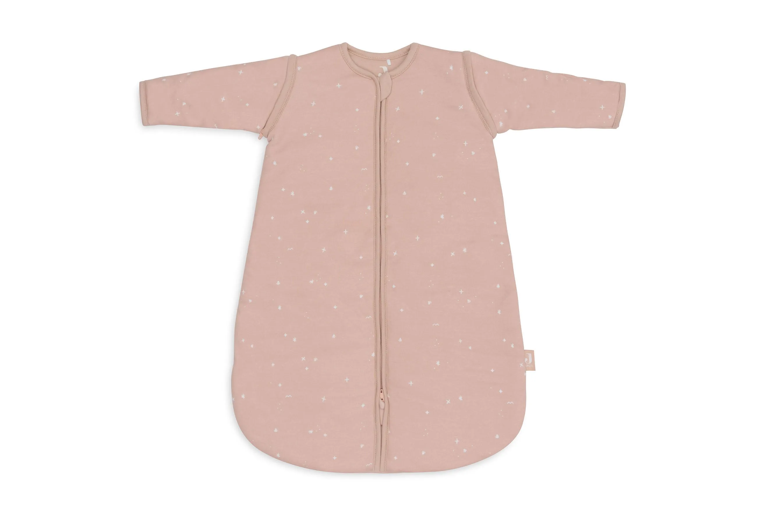 Jollein Sleeping Bag With Removable Sleeves Around 60cm Twinkling Wild Rose