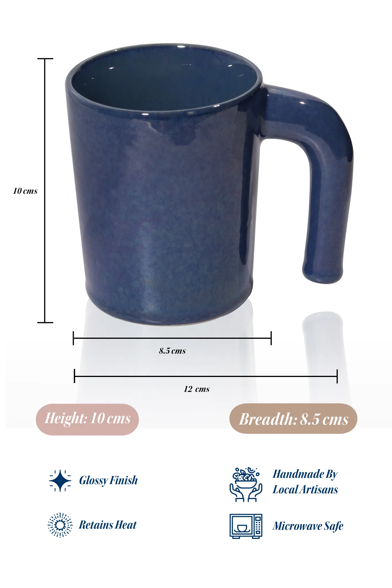 Morgen Indigo Ceramic Mug