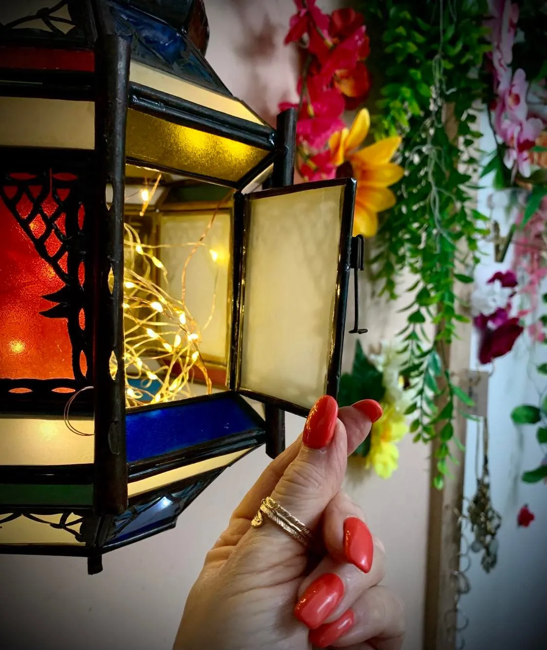 Moroccan Standing Octagon Lantern