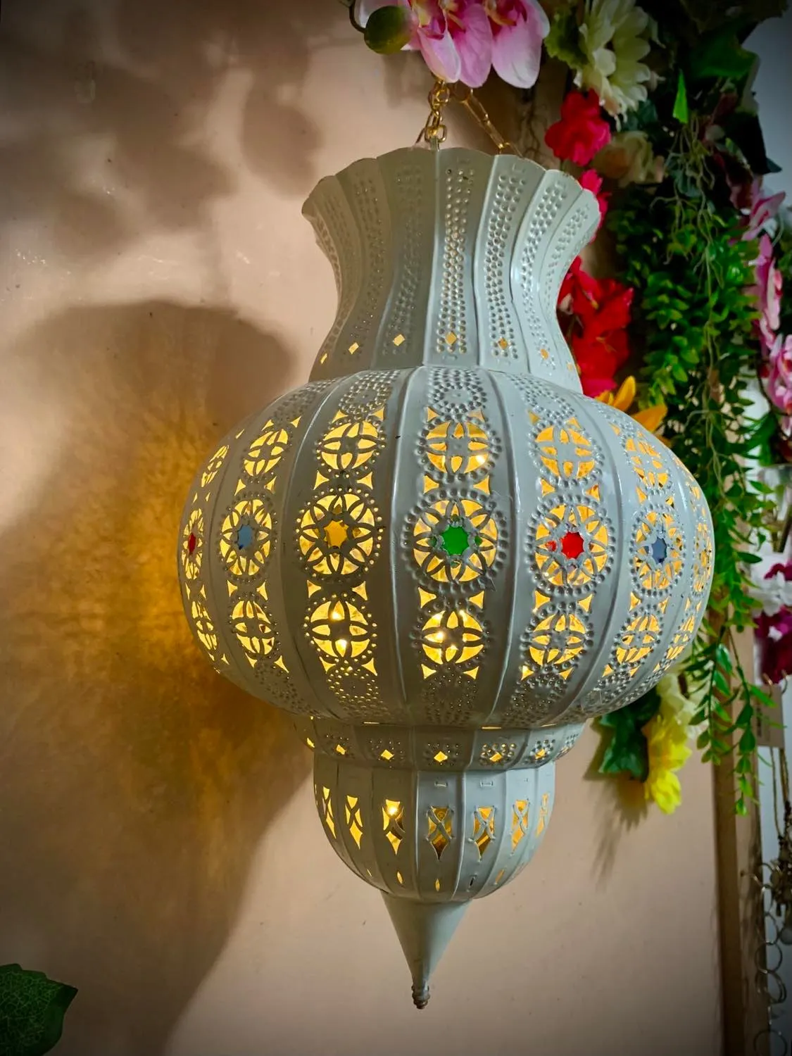 Moroccan Tulip Hanging Lantern