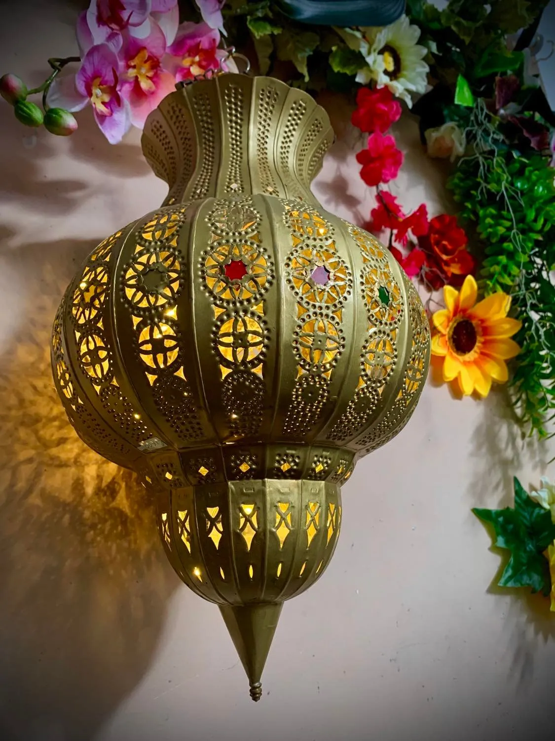 Moroccan Tulip Hanging Lantern