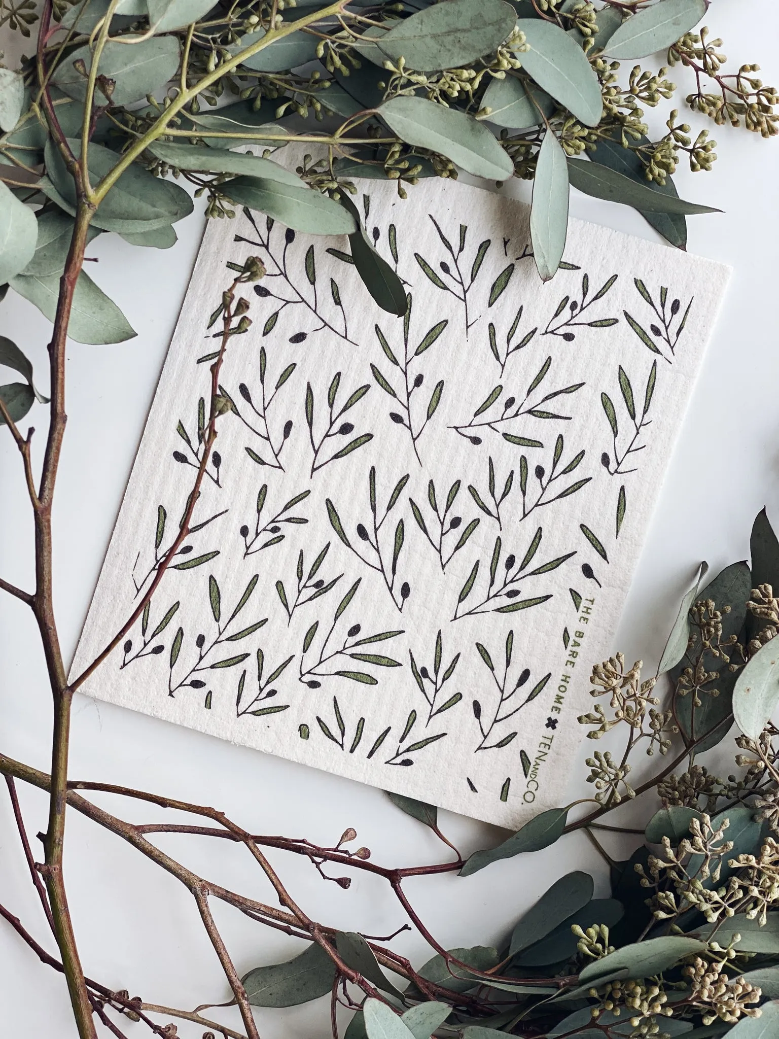 Olive Sponge Cloth