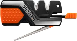 Outil de survie 6 en 1 avec allume-feu Affteur pour couteaux de poche Tige dafftage diamante Aiguise et Polit tous les couteaux d'extrieur et cuisine Sifflet inclus | Fitnessterapy