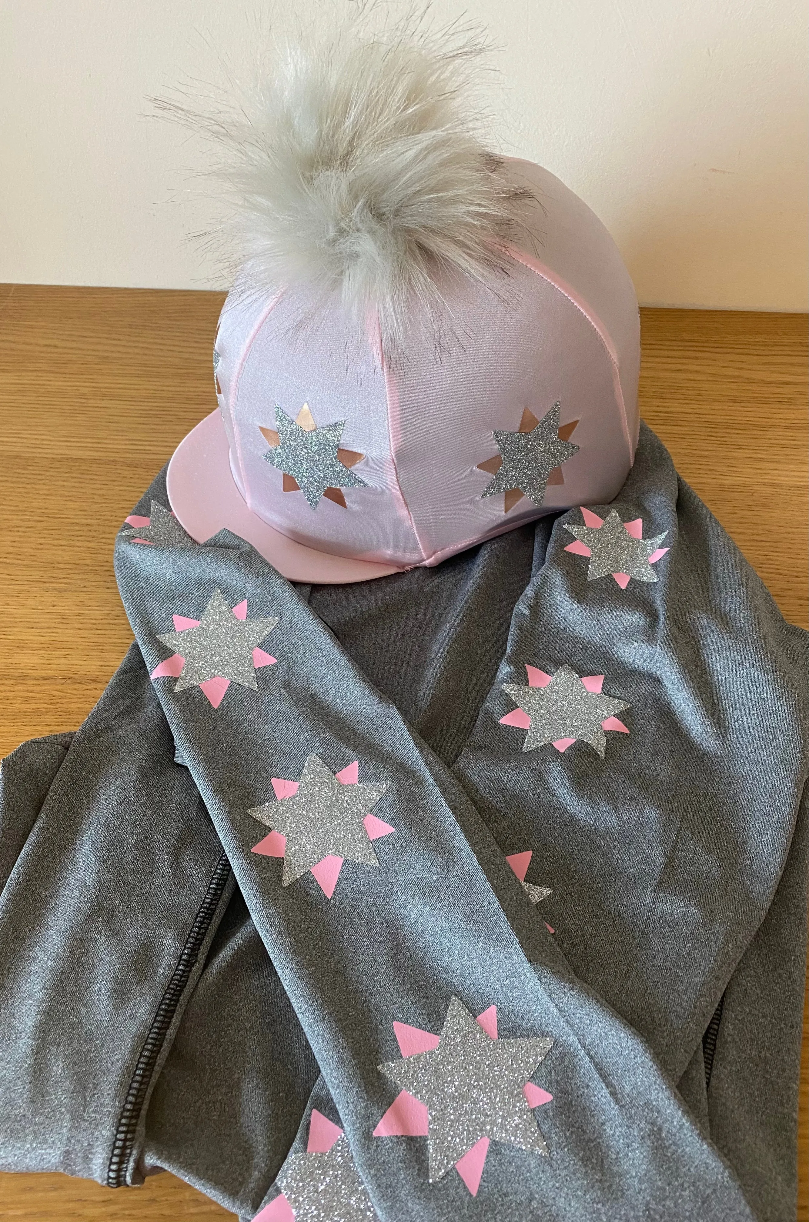 Personalised Double Star Cross Country Base Layer And Hat Cover