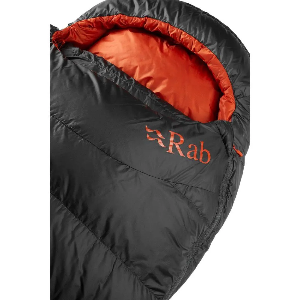 Rab Ascent 500 Down Sleeping Bag - Regular -Right Zip (Graphene)