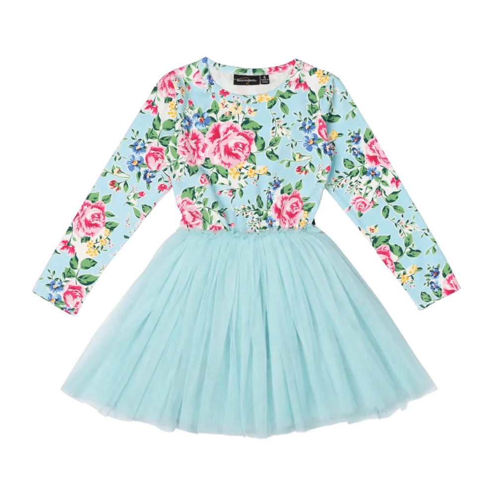 Rock Your Baby Blue Garden Circus Dress