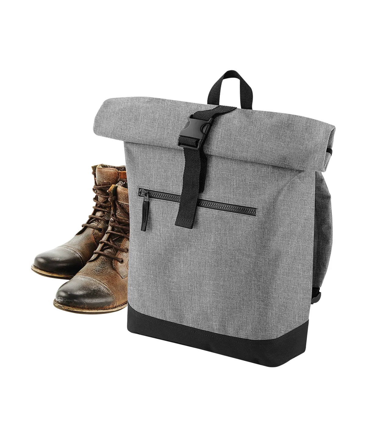 Roll-top backpack | Caramel