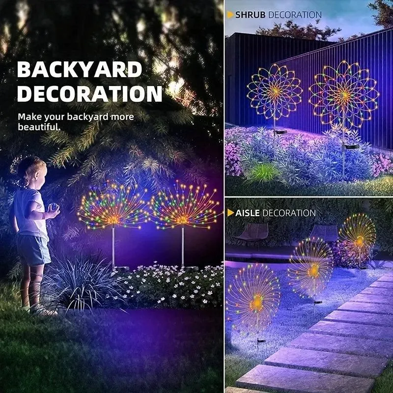 Solar Firework Light Waterproof
