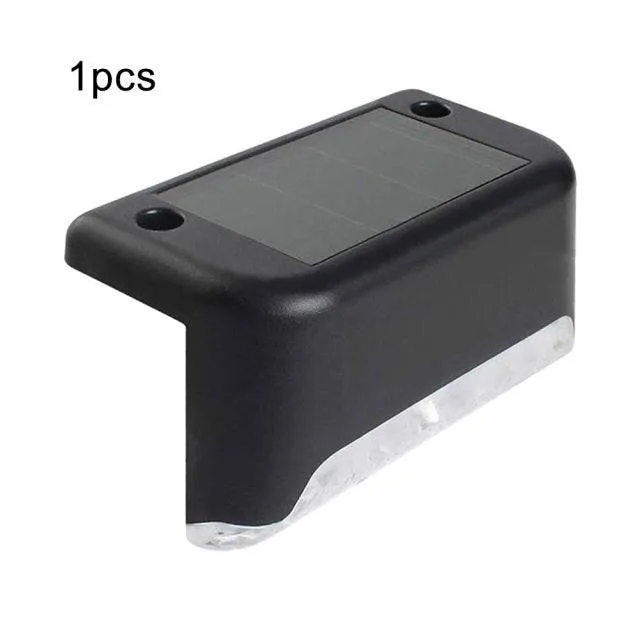 Solar Lamp Balcony Fence Lights Waterproof Path Stair Wall Lighting White Garden Landscape Step Deck Lights LED