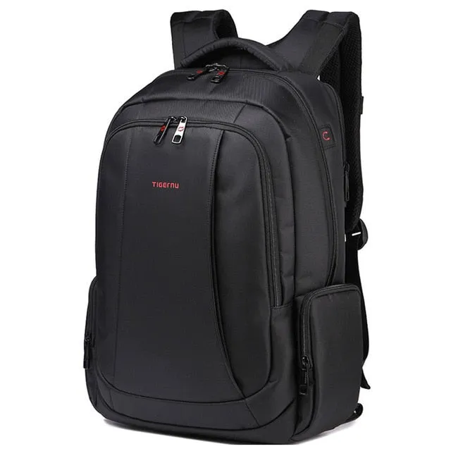 Tigernu Anti Theft Nylon 27L Men 15.6 inch Laptop Backpacks School Fashion Travel Backpacking Backpack Male Backpack For Laptop