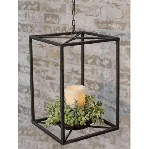 Vicenza Holder Lantern, Black