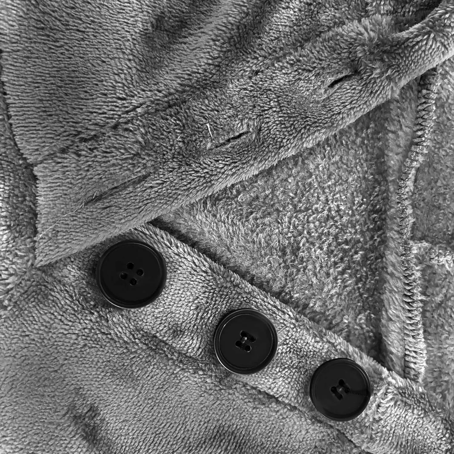 Womens Sherpa Fuzzy Pullover Hoodies Comfy Oversized Sweatshirts With Pockets Button Down Fuzzy Warm Sweaters Tops