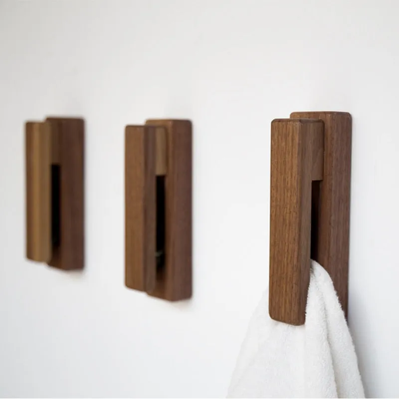Wooden Clip Wall Hook & Organizer
